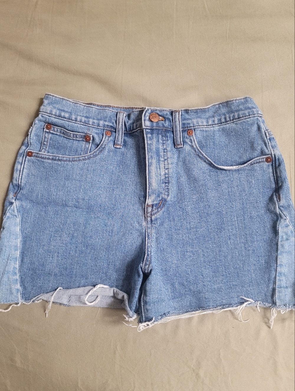 Madewell 2 Tone Denim Short, Sz 28